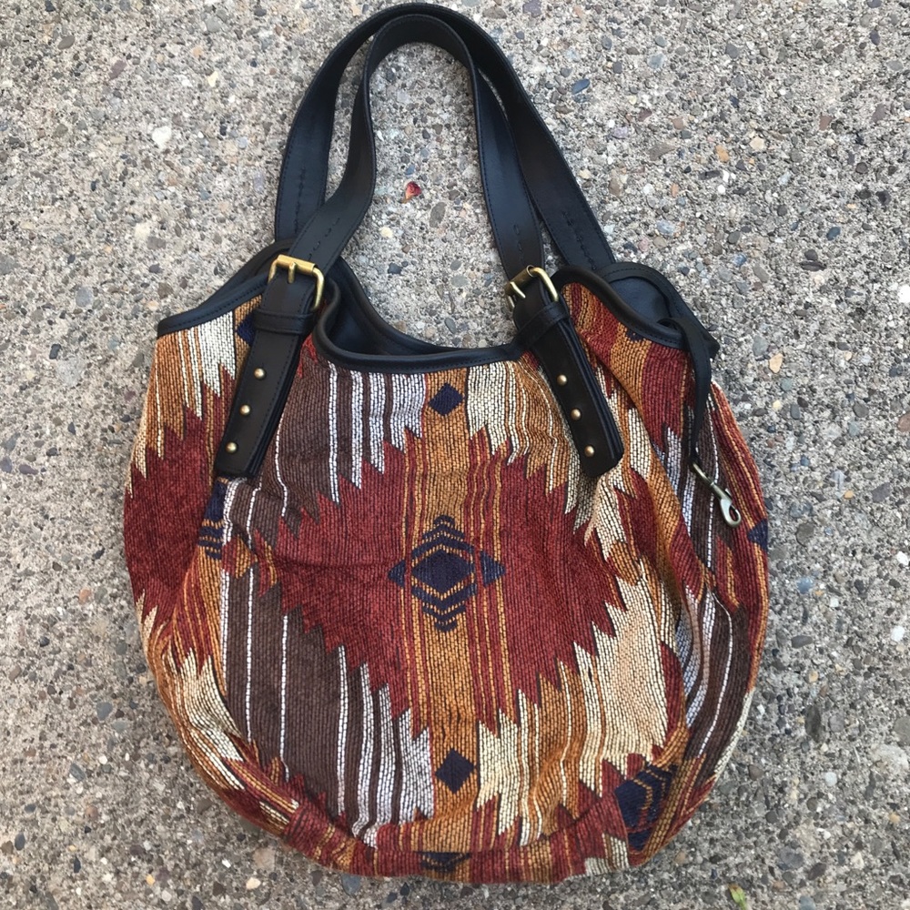 Cynthia Vincent boho shoulder bag - Picture 1 of 7